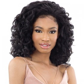 Freetress Equal Drawstring Fullcap Half Wig NATURAL ROD SET 2